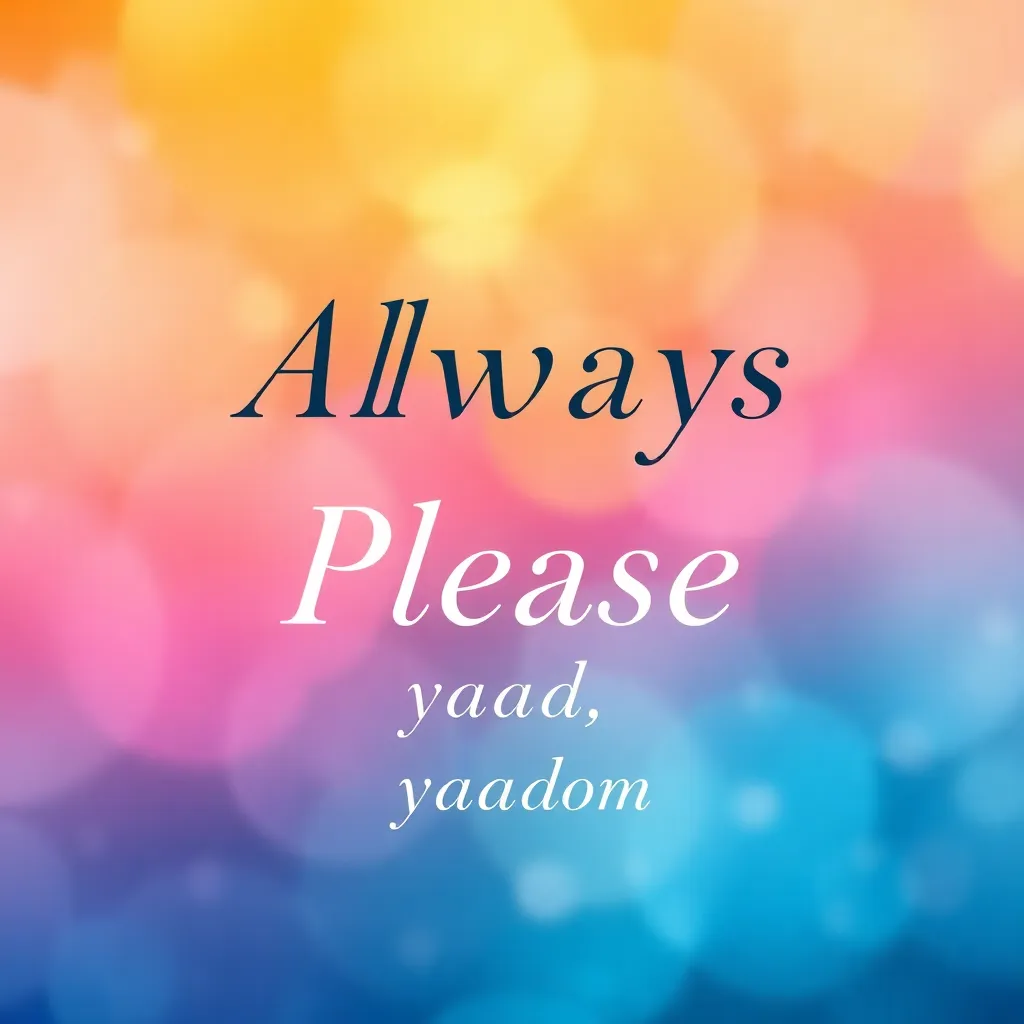 Always Please - yaad0m