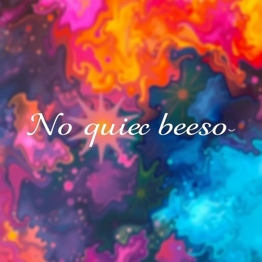 No quiero besos 