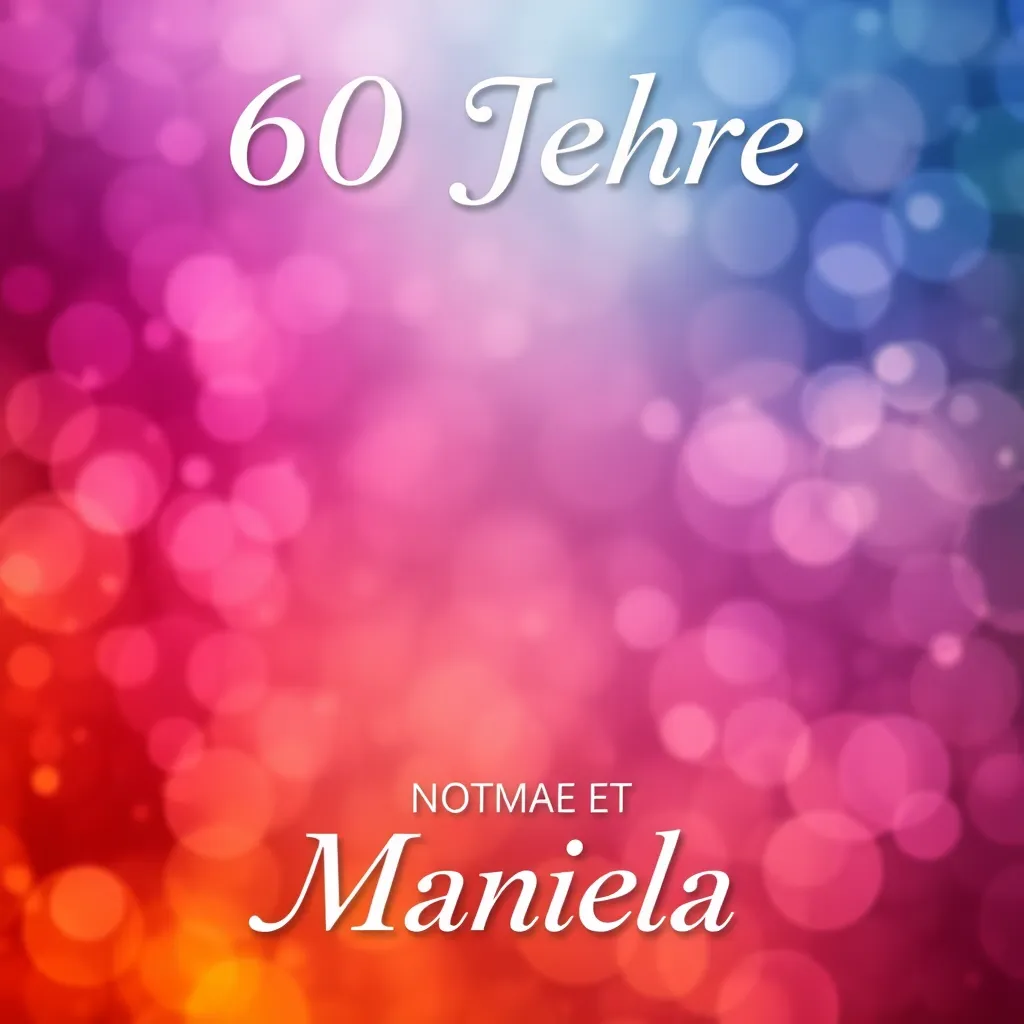 60 Jahre Manuela 