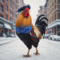 Rooster in Piter 2