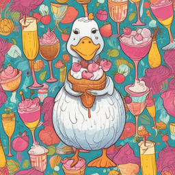 Duck and ice-creams