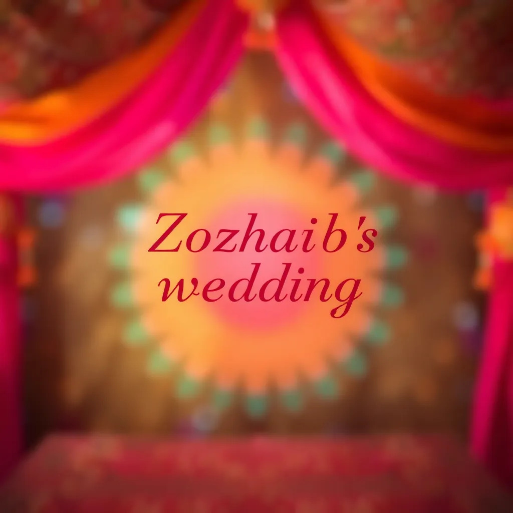 Zohaib's wedding