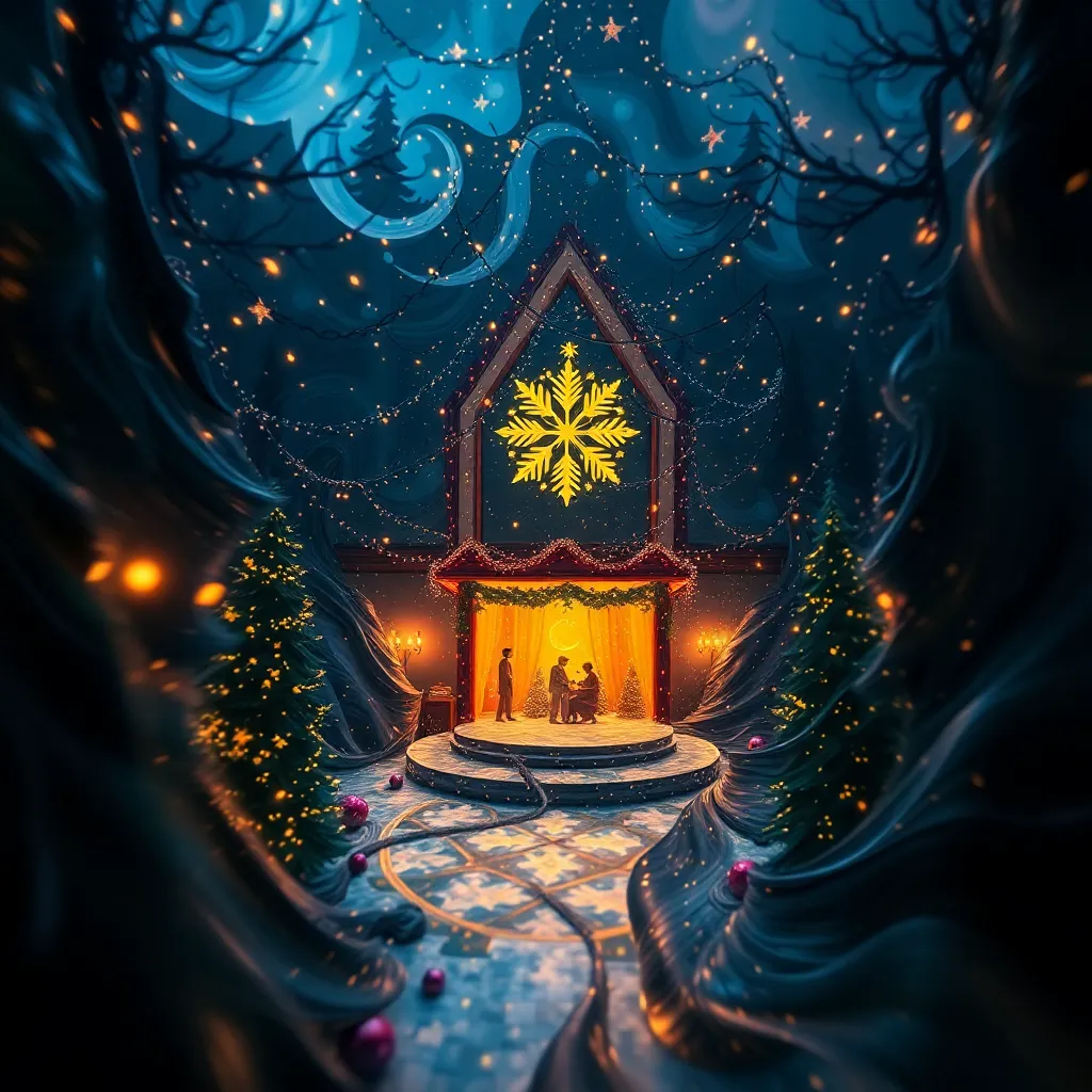 La luz de la navidad 