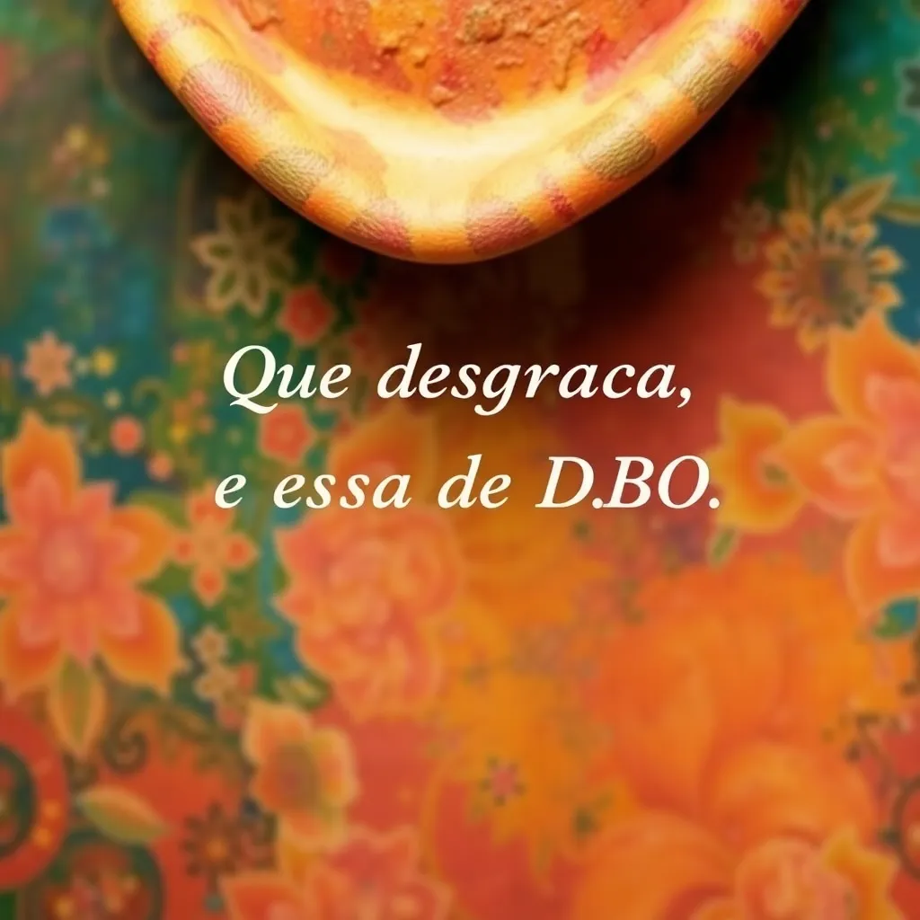 Que desgraça é essa de DBO.