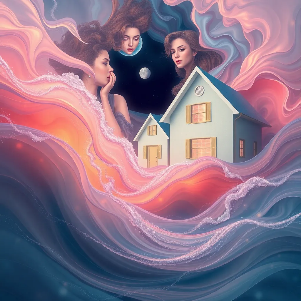 house with female voices