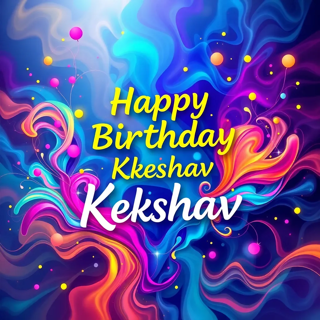 Happy birthday Keshav