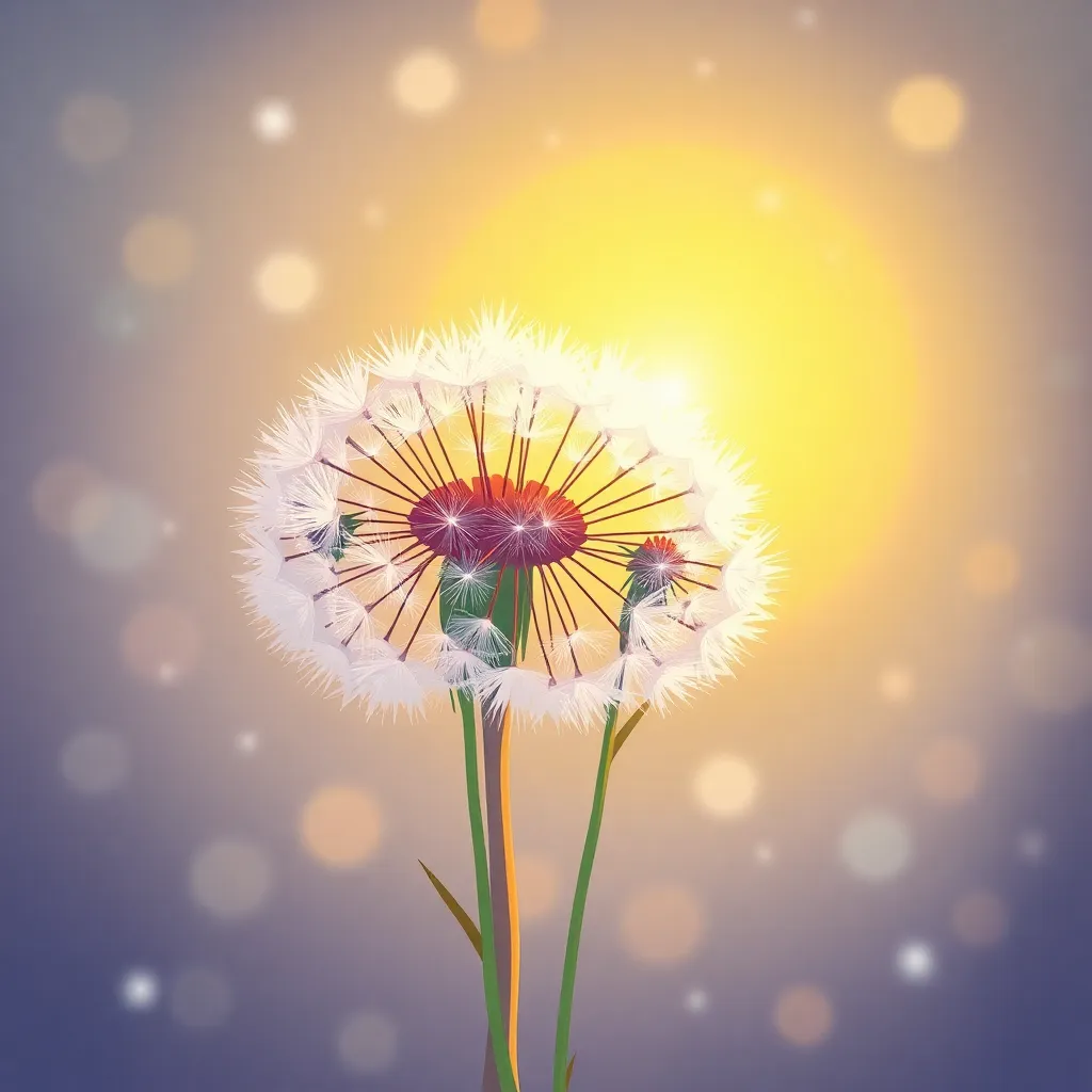 dandelion bouquet